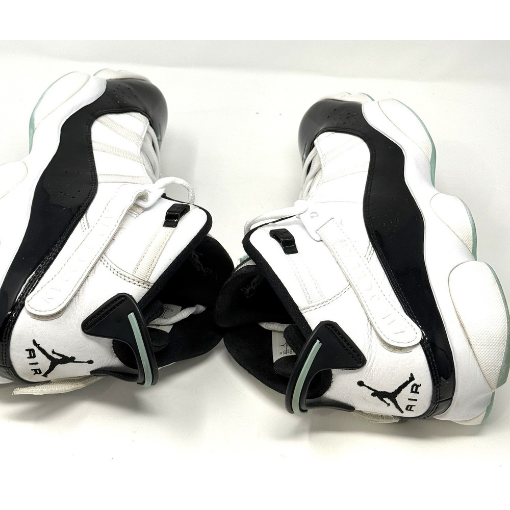 Nike Air Jordan 6 Ring White Black Aqua Men's 322992-115 Basketball Shoe Sz 10.5 - Picture 11 of 16